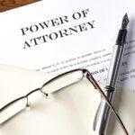 Power of Attorney document and pen_s